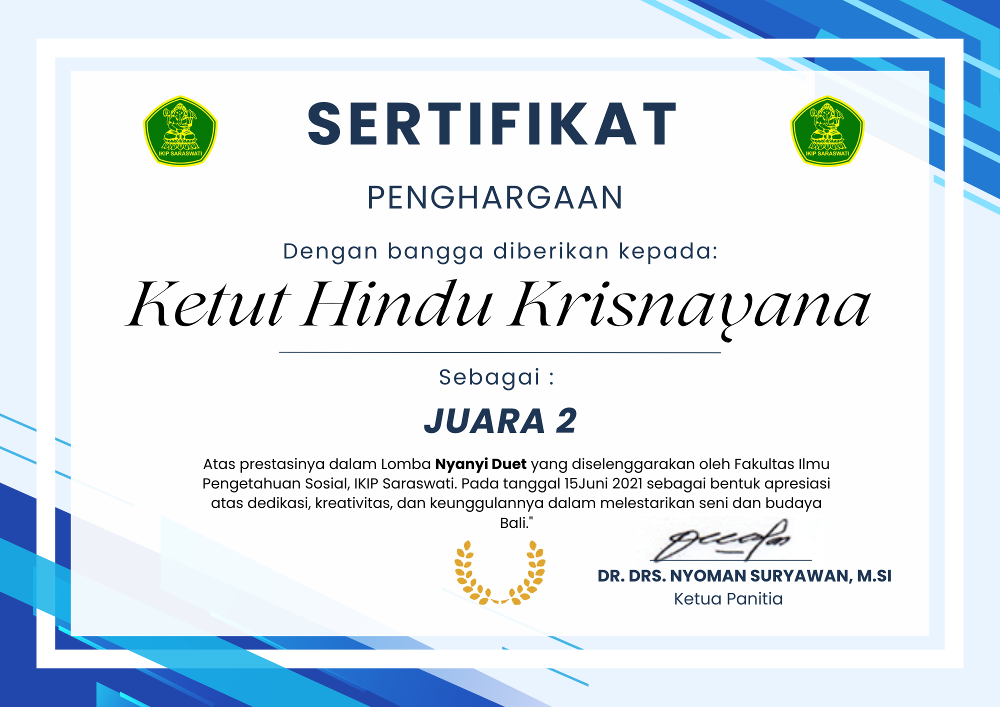 LOMBA NYANYI DUET FPIPS